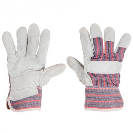 Guantes de Carnaza y Loneta PRETUL