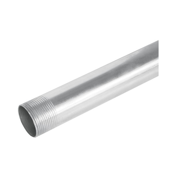 Tubo de Acero Roscado para Mufa 1 1/4" Pared Gruesa 3 m VOLTECK