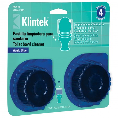 Pastillas Desinfectantes para Tanque W.C. KLINTEK