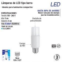 Lampara de LED tipo Barra VOLTECK