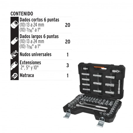 Juego Autocle 45 Piezas STD...