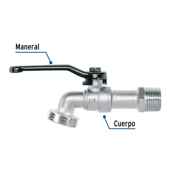 Llave De Esfera De Zinc...