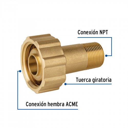 Acoplador Llenado P/Tanque...