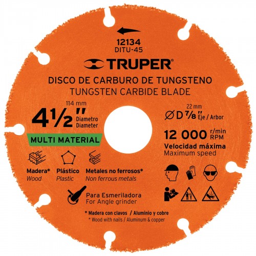 Disco 4-1/2" Multimaterial...