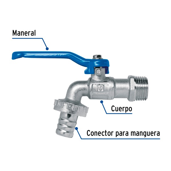 Llave De Esfera De Latón...