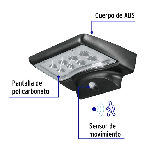 Arbotante Solar LED 4 W Con...