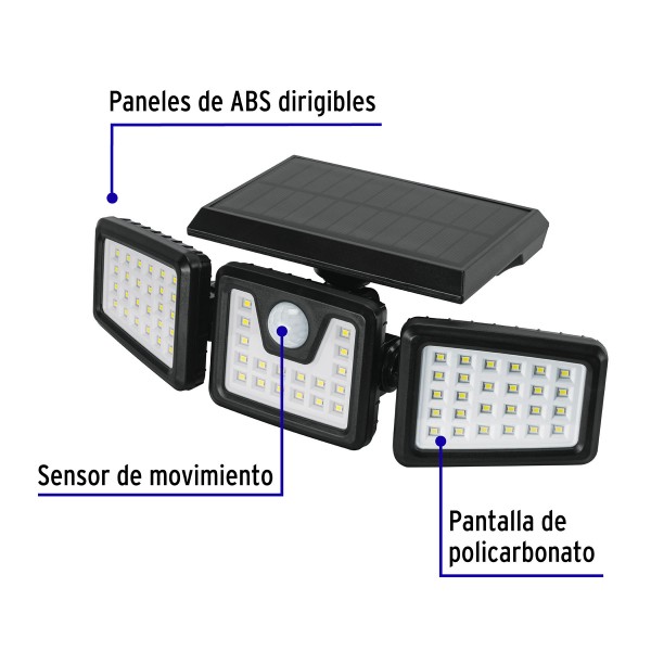 Luminario Solar LED 7 W Con...