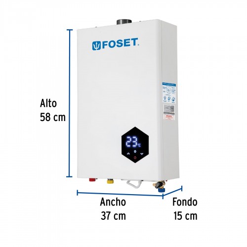 Calentador Instantáneo De Agua Util/Gas 11 Lt (43050) Foset — El Arenal