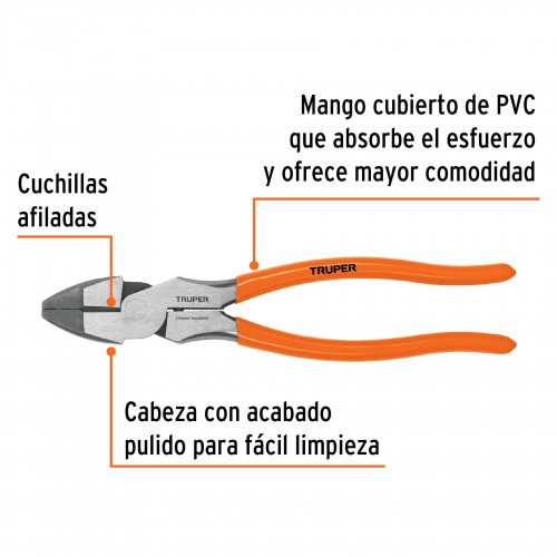 Pinza de Electricista Alta...