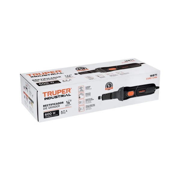 Esmeril Recto 1/4"...