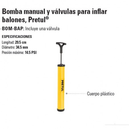 Bomba Manual PRETUL