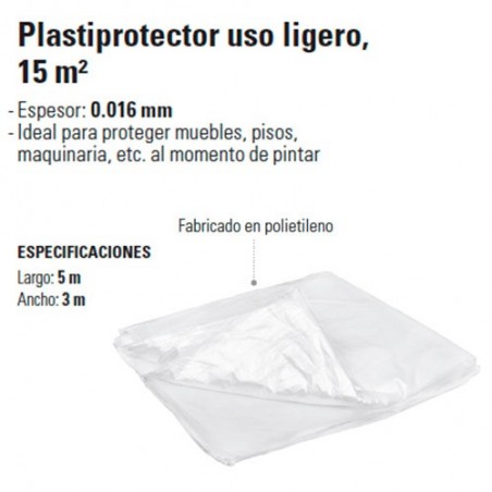 Plastiprotector Uso Rudo 10 m 2 TRUPER