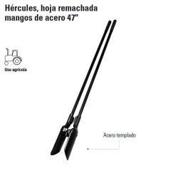 Cavadora Hércules Hoja Remachada Mangos de Acero 47" TRUPER