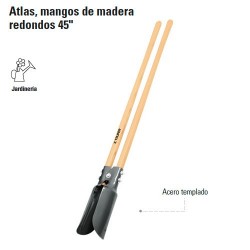 Cavadora Atlas Mango de Madera Redondos 45" TRUPER