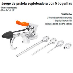 Pistola Sopleteadora con 5 Boquillas TRUPER