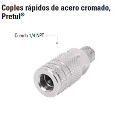 Coples Rápidos de Acero Cromado PRETUL