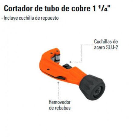 Cortador de Tubo de Cobre 1 1/4" TRUPER