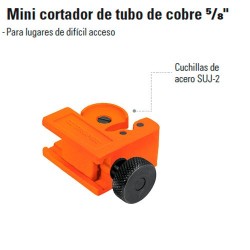 Mini Cortador de Tubo de Cobre 5/8" TRUPER