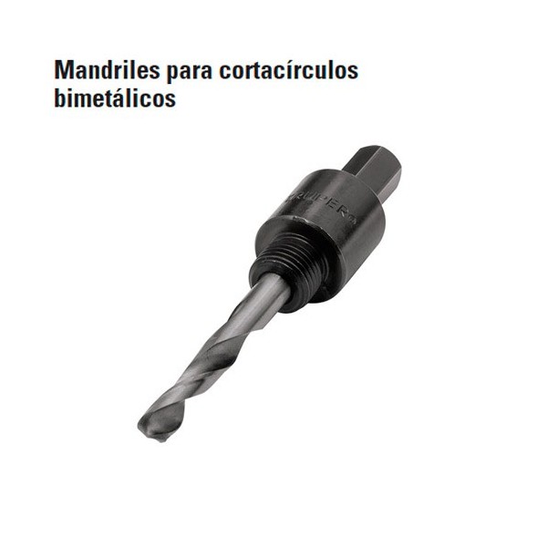 Mandril para Cortacírculos Bimetálicos TRUPER