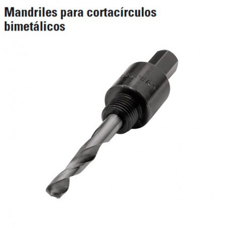 Mandril para Cortacírculos Bimetálicos TRUPER