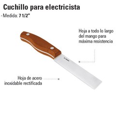 Cuchillo para Electricista TRUPER