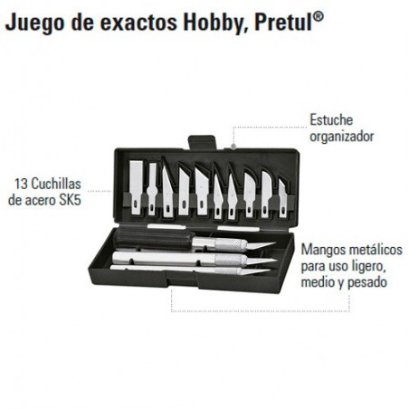 Juego de Exactos Hobby PRETUL