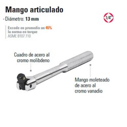 Mango Articulado 1/4" TRUPER