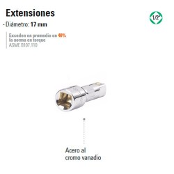 Extensiones 1/2" TRUPER