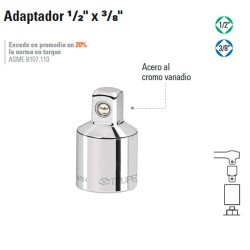 Adaptador 1/2" x 3/8" TRUPER