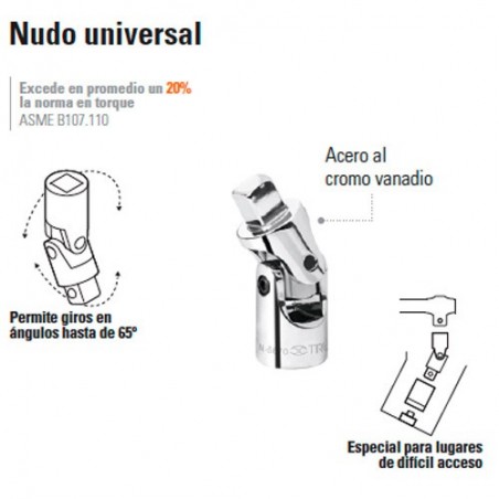 Nudo Universal 3/4" TRUPER