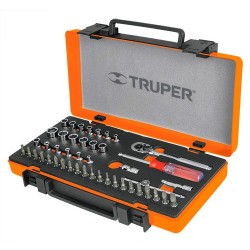 Juego de Dados 45 Piezas STD 1/4" TRUPER