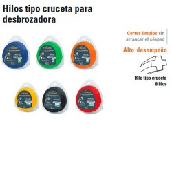 Hilo Tipo Cruceta Para Desbrozadora TRUPER