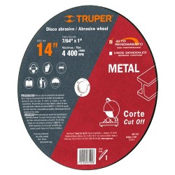 Tronzadora Cortadora de Metales Sierra Para Cortar Metal de 14 Truper  CM-14N2 de 3HP/2200W