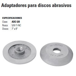 Adaptador Para Disco Abrasivo TRUPER