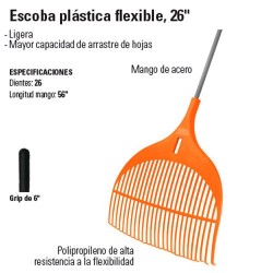 Escoba Plástica Flexible 26" TRUPER