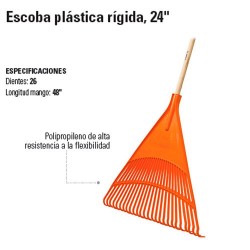 Escoba Plástica Rígida 24" TRUPER