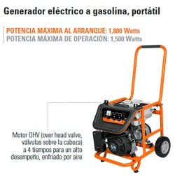 Generador Eléctrico a Gasolina Portátil 5.5 HP TRUPER