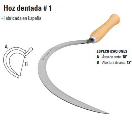 Hoz Dentada 18" TRUPER