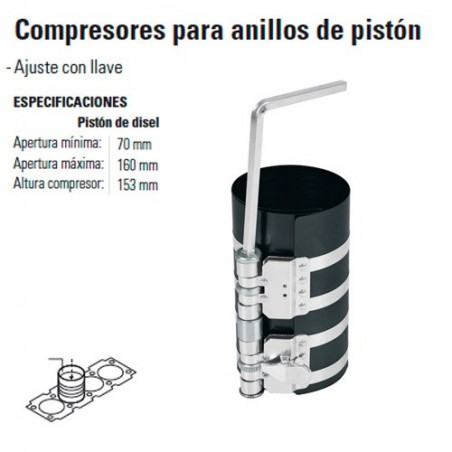 Compresores para Anillos de Pistón TRUPER