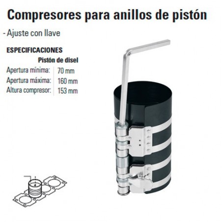 Compresores para Anillos de Pistón TRUPER