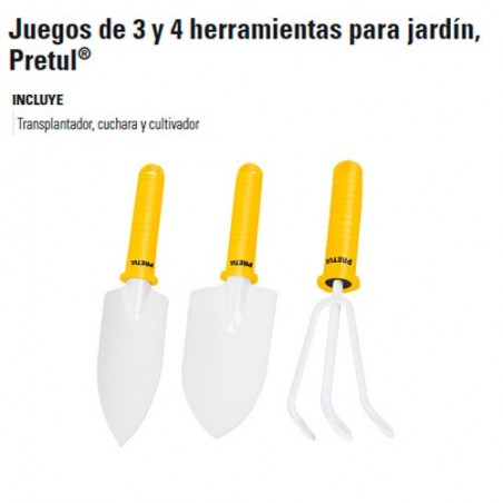 Juegos de Herramientas para Jardín PRETUL