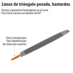 Limas de Triángulo Pesado Bastardas TRUPER