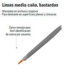 Lima Media Caña Bastardas TRUPER
