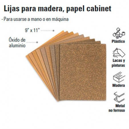 Lija para Madera Papel Cabinet