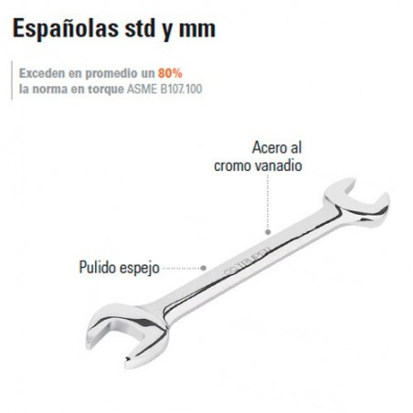 Llave Española STD y MM TRUPER