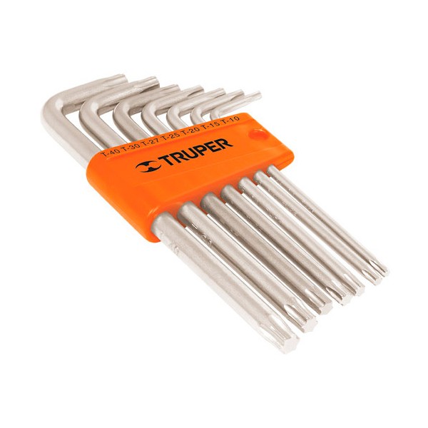 Juego de Llaves Torx Largas Organizador Plástico TRUPER