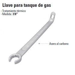 Llave para Tanque de Gas TRUPER