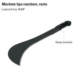 Machete Tipo Ranchero Recto TRUPER