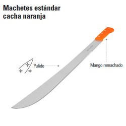 Machete Estándar Cacha Naranja TRUPER