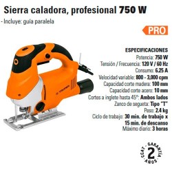 Sierra Caladora Profesional 750 W TRUPER